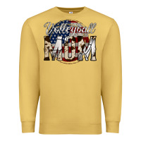 Antique Gold volleyball  mom 4 Premium Sweatshirt - Jasminsmagicworld