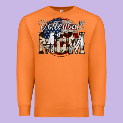 Volleyball  Mom 4 Premium Sweatshirt Designed By Jasminsmagicworld