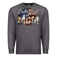 Charcoal Heather volleyball  mom 4 Premium Sweatshirt - Jasminsmagicworld