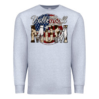 Heather Grey volleyball  mom 4 Premium Sweatshirt - Jasminsmagicworld