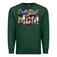 Sports Green volleyball  mom 4 Premium Sweatshirt - Jasminsmagicworld