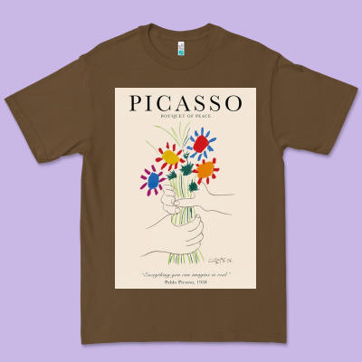 Pablo Picasso   Bouquet Of Peace Premium Tee Designed By Artisfamous