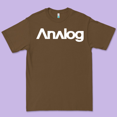 Analog Premium Tee Designed By Artisfamous