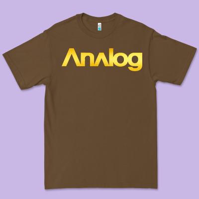 Analog Premium Tee Designed By Artisfamous