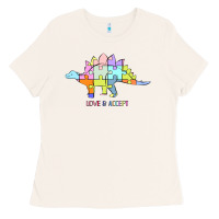 Bone Titi Pretty Art Love And Accept Ladies Tee - CowhideDigitalArt