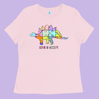 Titi Pretty Art Love And Accept Ladies Tee Designed By Cowhidedigitalart