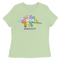 Matcha Titi Pretty Art Love And Accept Ladies Tee - CowhideDigitalArt