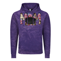 Cloud Purple mom hockey flower Vintage Hoodie - RacoonDesign