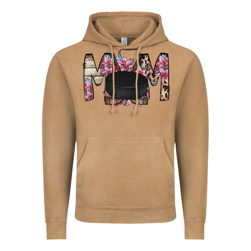 Mom Hockey Flower Vintage Hoodie by RacoonDesign | Teevron