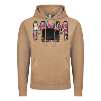Vintage Coffee mom hockey flower Vintage Hoodie - RacoonDesign