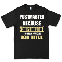 Black gift for superhero postmaster Premium Tee - artisFamous
