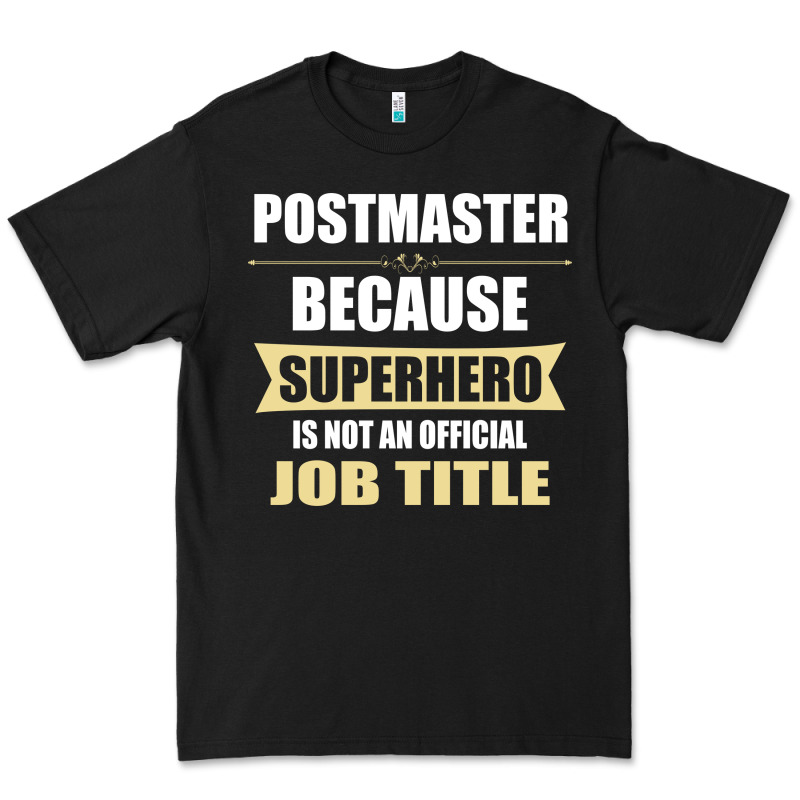 Gift For Superhero Postmaster Premium Tee by artisFamous | Teevron