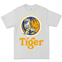 Dove Grey The Tiger Premium Tee - artisFamous