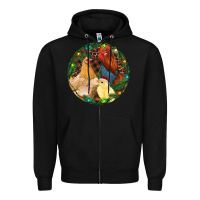 Black Christmas Chick Family Zipper Hoodie - RanaPortraitStore
