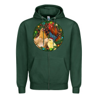 Sports Green Christmas Chick Family Zipper Hoodie - RanaPortraitStore