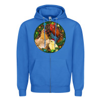 True Royal Christmas Chick Family Zipper Hoodie - RanaPortraitStore