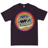 Plum george carlin   retro rainbow faded style Premium Tee - artisFamous