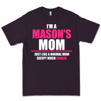 Plum i'm a mason's  mom just like a normal mom Premium Tee - artisFamous
