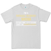 Dove Grey i'm a physical therapist mom, i'm always right Premium Tee - artisFamous