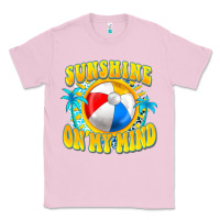 Bubblegum Pink Sunshine on my mind Classic Tee - FaDigitalArtStudio