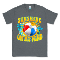 Charcoal Heather Sunshine on my mind Classic Tee - FaDigitalArtStudio