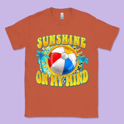 Sunshine On My Mind Classic Tee Designed By Fadigitalartstudio