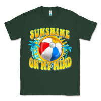 Sports Green Sunshine on my mind Classic Tee - FaDigitalArtStudio
