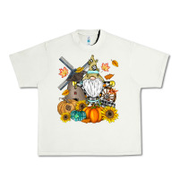 Pistachio Happy Fall Urban Heavy Tee - CowhideDigitalArt