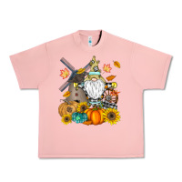 Salmon Happy Fall Urban Heavy Tee - CowhideDigitalArt