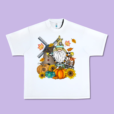 Happy Fall Urban Heavy Tee Designed By Cowhidedigitalart