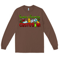 Chestnut Santa's Favorite Custodian Long Sleeve Tee - LillyAllenDesigns