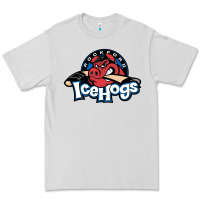 Dove Grey The Icehogs, Rockford Premium Tee - artisFamous