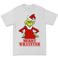 Dove Grey Merry Whatever Grinch Premium Tee - artisFamous