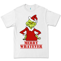 White Merry Whatever Grinch Premium Tee - artisFamous