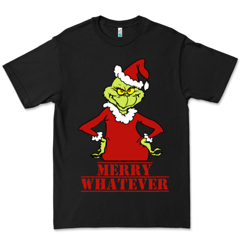 Merry Whatever Grinch Premium Tee by artisFamous | Teevron