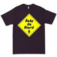 Plum baby on board Premium Tee - artisFamous