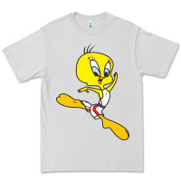 Dove Grey tweety bird Premium Tee - artisFamous