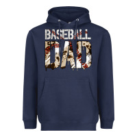 Navy no background baseball dad Heavyweight Hoodie - Jasminsmagicworld