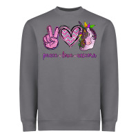 Storm Peace Love Unicorn Heavyweight Sweatshirt - Jasminsmagicworld
