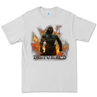 Dove Grey disturbed 8 Premium Tee - artisFamous