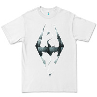 White skyrim Premium Tee - artisFamous