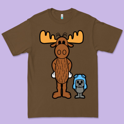 Rocky And Bullwinkle Premium Tee Designed By Artisfamous