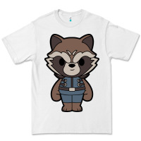 White rocket racoon chibi Premium Tee - artisFamous
