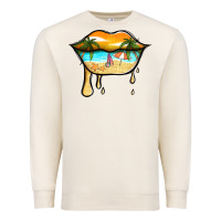 Sandshell beach lips Premium Sweatshirt - Jasminsmagicworld