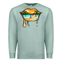 Seafoam beach lips Premium Sweatshirt - Jasminsmagicworld