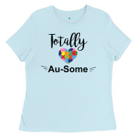 Baby Blue totally au some Ladies Tee - CowhideDigitalArt