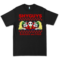 Black shy guys burger and fries Premium Tee - artisFamous