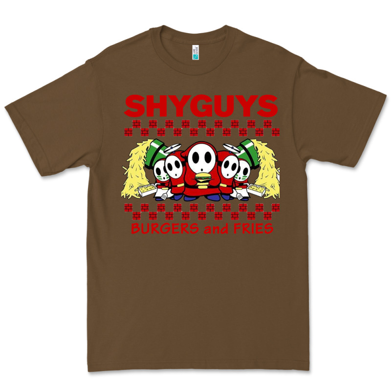 Shy Guys Burger And Fries Premium Tee by artisFamous | Teevron