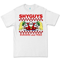 White shy guys burger and fries Premium Tee - artisFamous