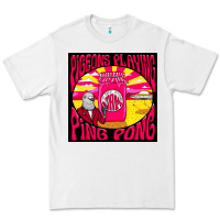 White Best Pigeons Playing Ping Pong Music Premium Tee - artisFamous